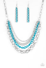 Load image into Gallery viewer, Color Bomb - blue - Paparazzi necklace
