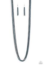 Load image into Gallery viewer, Colorful Calamity - blue - Paparazzi necklace
