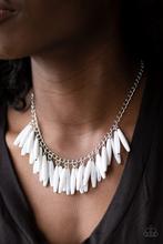 Full of Flavor - white - Paparazzi necklace