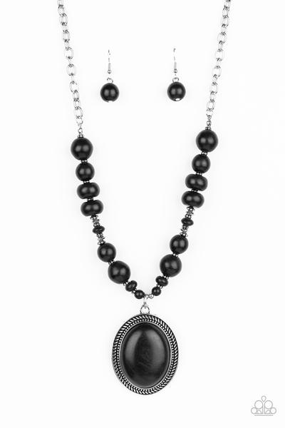 Home Sweet HOMESTEAD - black - Paparazzi necklace