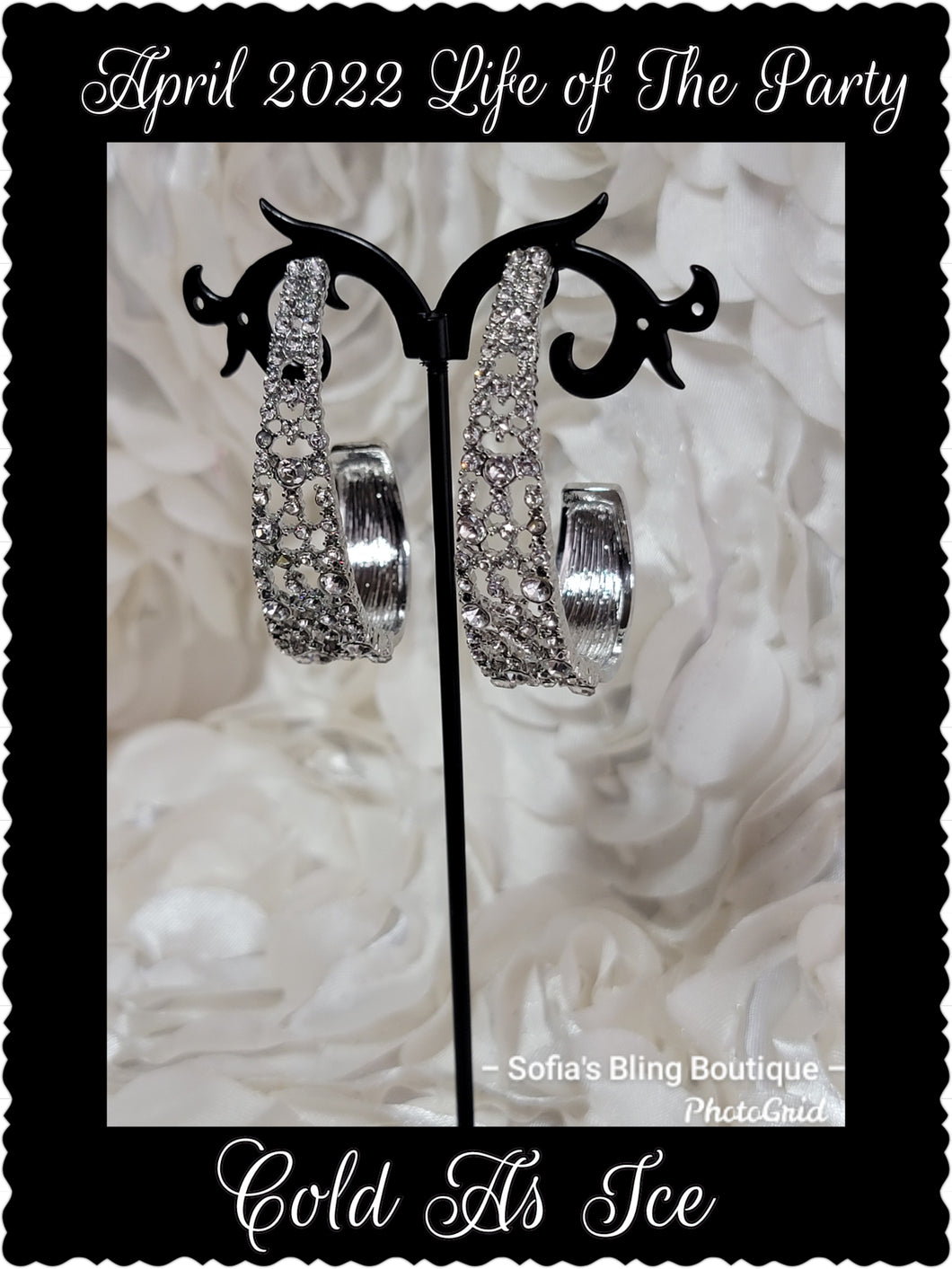 Cold As Ice Silver Hoops LOP April 2022