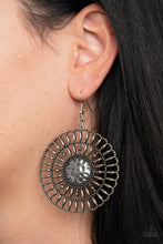 Load image into Gallery viewer, Rustic Groves - silver - Paparazzi earrings
