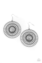 Load image into Gallery viewer, Rustic Groves - silver - Paparazzi earrings
