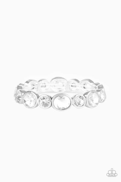 Still GLOWING Strong - white - Paparazzi bracelet