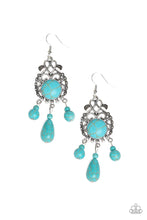 Load image into Gallery viewer, Stone Bliss - blue - Paparazzi earrings
