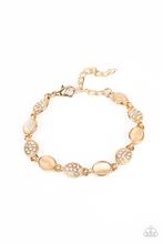 Stop and GLOW - gold - Paparazzi bracelet