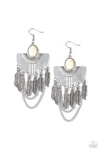 Load image into Gallery viewer, Sure Thing Chief - white - Paparazzi earrings
