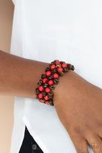 Load image into Gallery viewer, Tahiti Tourist - red - Paparazzi bracelet

