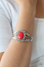 Load image into Gallery viewer, Very TERRA-torial - red - Paparazzi bracelet
