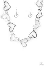 Load image into Gallery viewer, Paparazzi Necklace ~ Vintagely Valentine - Silver
