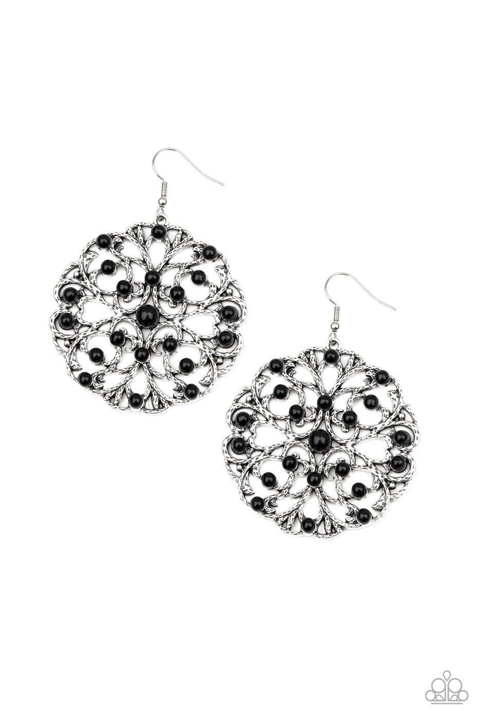 Rainbow Dew - Earrings Black