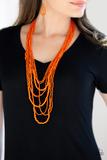 Totally Tonga Orange Necklace