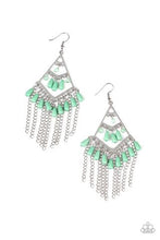 Load image into Gallery viewer, Trending Transcendence Green Earrings
